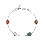 Mabina Bracciale in argento con pietre multicolor 534172